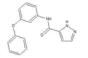 N-(3-phenoxyphenyl)-1H-pyrazole-5-carboxamide