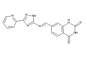 7-[[3-(2-pyridyl)-1H-1,2,4-triazol-5-yl]iminomethyl]-1H-quinazoline-2,4-quinone