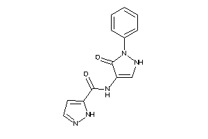 Image of N-(5-keto-1-phenyl-3-pyrazolin-4-yl)-1H-pyrazole-5-carboxamide