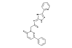 2-(6-keto-3-phenyl-pyridazin-1-yl)-N-[3-(2-pyridyl)-1,4-dihydro-1,2,4-triazol-5-ylidene]acetamide
