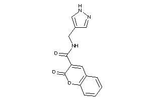 2-keto-N-(1H-pyrazol-4-ylmethyl)chromene-3-carboxamide