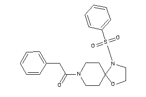 1-(1-besyl-4-oxa-1,8-diazaspiro[4.5]decan-8-yl)-2-phenyl-ethanone