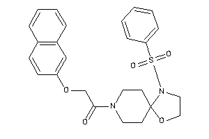 1-(1-besyl-4-oxa-1,8-diazaspiro[4.5]decan-8-yl)-2-(2-naphthoxy)ethanone