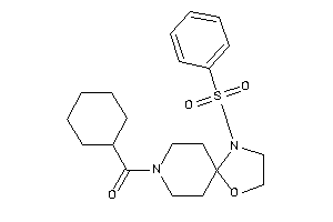 (1-besyl-4-oxa-1,8-diazaspiro[4.5]decan-8-yl)-cyclohexyl-methanone