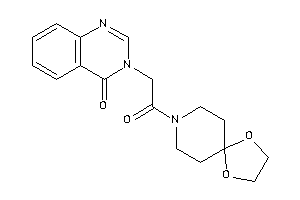 3-[2-(1,4-dioxa-8-azaspiro[4.5]decan-8-yl)-2-keto-ethyl]quinazolin-4-one