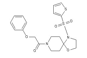 2-phenoxy-1-[1-(2-thienylsulfonyl)-4-oxa-1,8-diazaspiro[4.5]decan-8-yl]ethanone