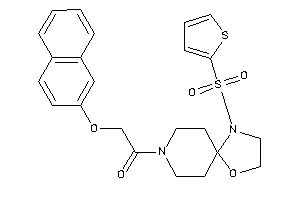 2-(2-naphthoxy)-1-[1-(2-thienylsulfonyl)-4-oxa-1,8-diazaspiro[4.5]decan-8-yl]ethanone