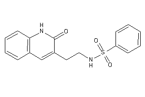 N-[2-(2-keto-1H-quinolin-3-yl)ethyl]benzenesulfonamide