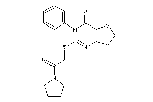 Image of 2-[(2-keto-2-pyrrolidino-ethyl)thio]-3-phenyl-6,7-dihydrothieno[3,2-d]pyrimidin-4-one