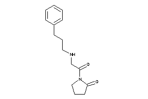 Image of 1-[2-(3-phenylpropylamino)acetyl]-2-pyrrolidone
