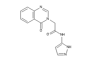 2-(4-ketoquinazolin-3-yl)-N-(1H-pyrazol-5-yl)acetamide