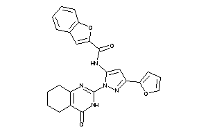 N-[5-(2-furyl)-2-(4-keto-5,6,7,8-tetrahydro-3H-quinazolin-2-yl)pyrazol-3-yl]coumarilamide