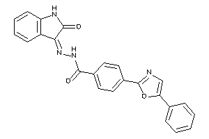 N-[(2-ketoindolin-3-ylidene)amino]-4-(5-phenyloxazol-2-yl)benzamide