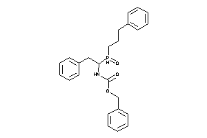 Image of N-[2-phenyl-1-(3-phenylpropylphosphonoyl)ethyl]carbamic Acid Benzyl Ester