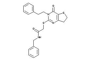 N-benzyl-2-[(4-keto-3-phenethyl-6,7-dihydrothieno[3,2-d]pyrimidin-2-yl)thio]acetamide