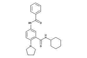 5-benzamido-N-cyclohexyl-2-pyrrolidino-benzamide