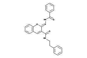 2-(benzoylhydrazono)-N-phenethyl-chromene-3-carboxamide