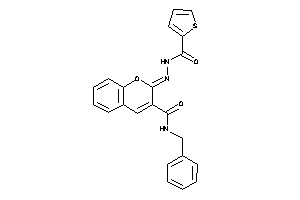 N-benzyl-2-(2-thenoylhydrazono)chromene-3-carboxamide