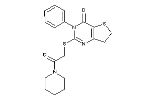 Image of 2-[(2-keto-2-piperidino-ethyl)thio]-3-phenyl-6,7-dihydrothieno[3,2-d]pyrimidin-4-one