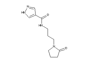 N-[3-(2-ketopyrrolidino)propyl]-1H-pyrazole-4-carboxamide