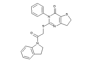 2-[(2-indolin-1-yl-2-keto-ethyl)thio]-3-phenyl-6,7-dihydrothieno[3,2-d]pyrimidin-4-one