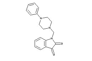 1-[(4-phenylpiperazino)methyl]isatin