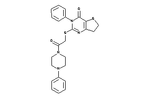 2-[[2-keto-2-(4-phenylpiperazino)ethyl]thio]-3-phenyl-6,7-dihydrothieno[3,2-d]pyrimidin-4-one