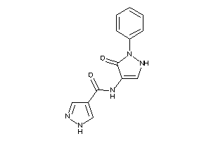 Image of N-(5-keto-1-phenyl-3-pyrazolin-4-yl)-1H-pyrazole-4-carboxamide