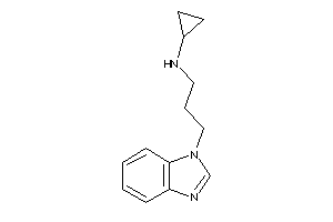 3-(benzimidazol-1-yl)propyl-cyclopropyl-amine