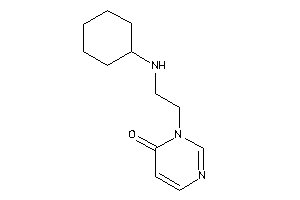 3-[2-(cyclohexylamino)ethyl]pyrimidin-4-one