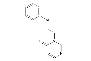 3-(2-anilinoethyl)pyrimidin-4-one