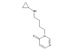 3-[4-(cyclopropylamino)butyl]pyrimidin-4-one