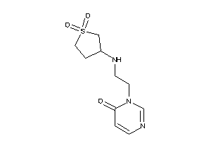 3-[2-[(1,1-diketothiolan-3-yl)amino]ethyl]pyrimidin-4-one