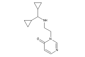 3-[2-(dicyclopropylmethylamino)ethyl]pyrimidin-4-one