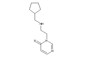 3-[2-(cyclopentylmethylamino)ethyl]pyrimidin-4-one