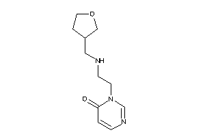 3-[2-(tetrahydrofuran-3-ylmethylamino)ethyl]pyrimidin-4-one