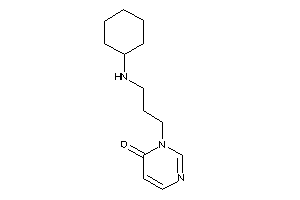 3-[3-(cyclohexylamino)propyl]pyrimidin-4-one