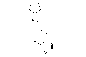 3-[3-(cyclopentylamino)propyl]pyrimidin-4-one