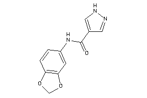 N-(1,3-benzodioxol-5-yl)-1H-pyrazole-4-carboxamide