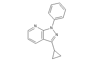 3-cyclopropyl-1-phenyl-pyrazolo[3,4-b]pyridine