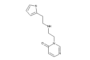 3-[2-[2-(2-thienyl)ethylamino]ethyl]pyrimidin-4-one