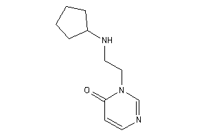 3-[2-(cyclopentylamino)ethyl]pyrimidin-4-one