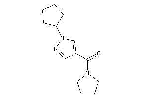 (1-cyclopentylpyrazol-4-yl)-pyrrolidino-methanone