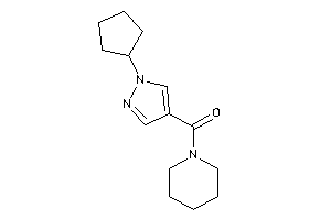 (1-cyclopentylpyrazol-4-yl)-piperidino-methanone