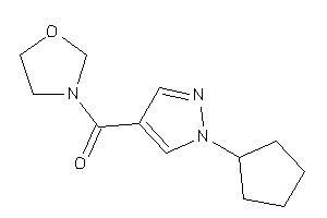 (1-cyclopentylpyrazol-4-yl)-oxazolidin-3-yl-methanone