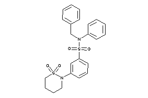 N-benzyl-3-(1,1-diketothiazinan-2-yl)-N-phenyl-benzenesulfonamide