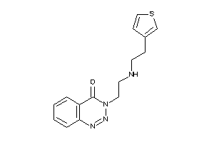 3-[2-[2-(3-thienyl)ethylamino]ethyl]-1,2,3-benzotriazin-4-one