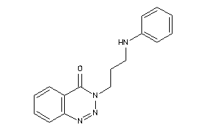 3-(3-anilinopropyl)-1,2,3-benzotriazin-4-one