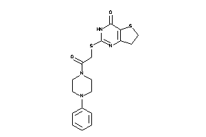 2-[[2-keto-2-(4-phenylpiperazino)ethyl]thio]-6,7-dihydro-3H-thieno[3,2-d]pyrimidin-4-one