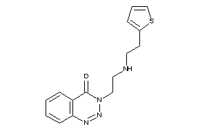 3-[2-[2-(2-thienyl)ethylamino]ethyl]-1,2,3-benzotriazin-4-one